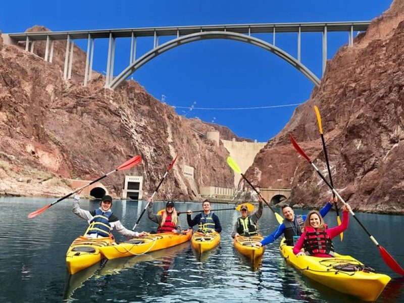 Hoover Dam Kayak Tour on Colorado River with Las Vegas Shuttle