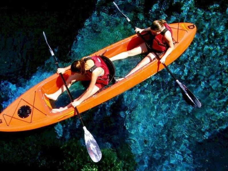 Bioluminescent Clear Bottom Kayak or Paddleboard Sit-On-Top Kayak Hybrid Tour!