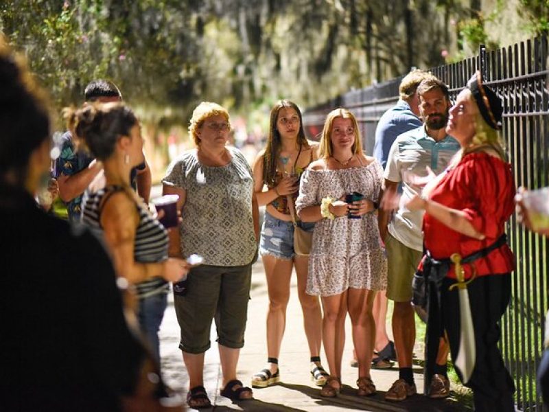 Haunted Savannah Booze and Boos Ghost Walking Tour