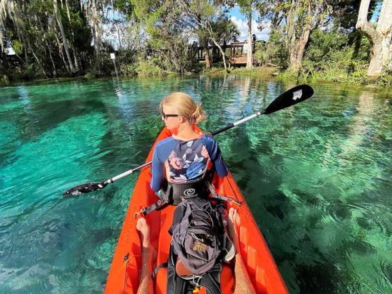 Full Day Tandem Kayak Rental For Two People In Crystal River, Florida