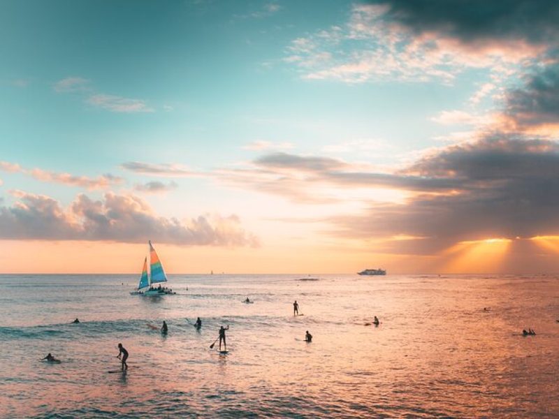 Sunset Sail on the Manakai Catamaran