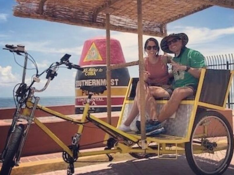 Key West Conch Republic Tiki Pedicab Experience by Kokomo Cabs