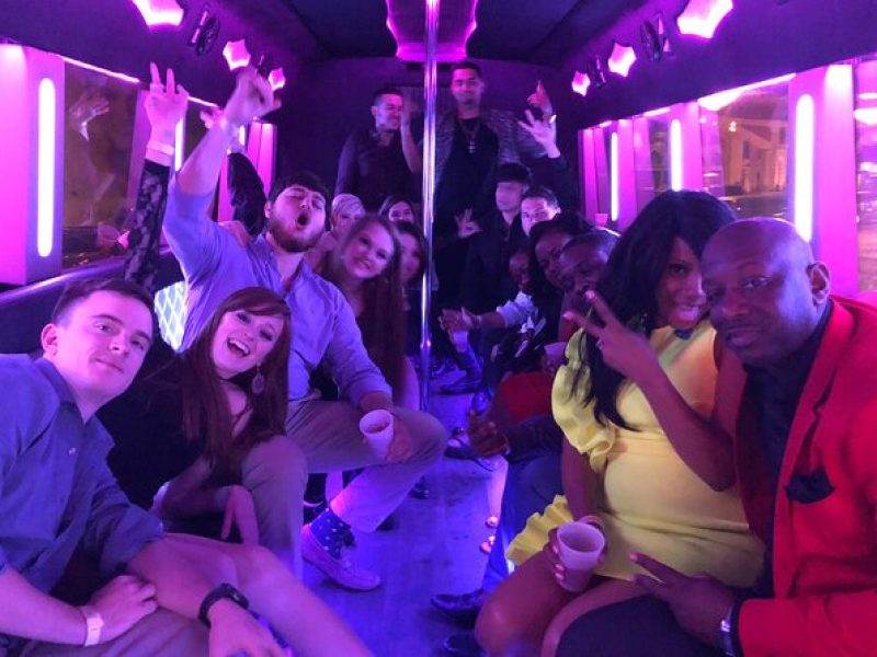 Private Party Bus Up to 30 People Vegas Nightclub Tour