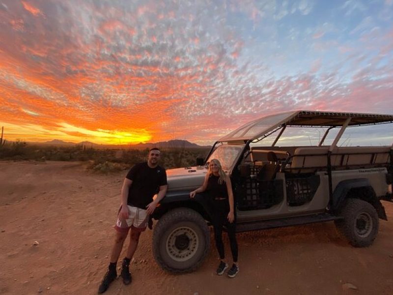 Sonoran Desert Jeep Tour at Sunset