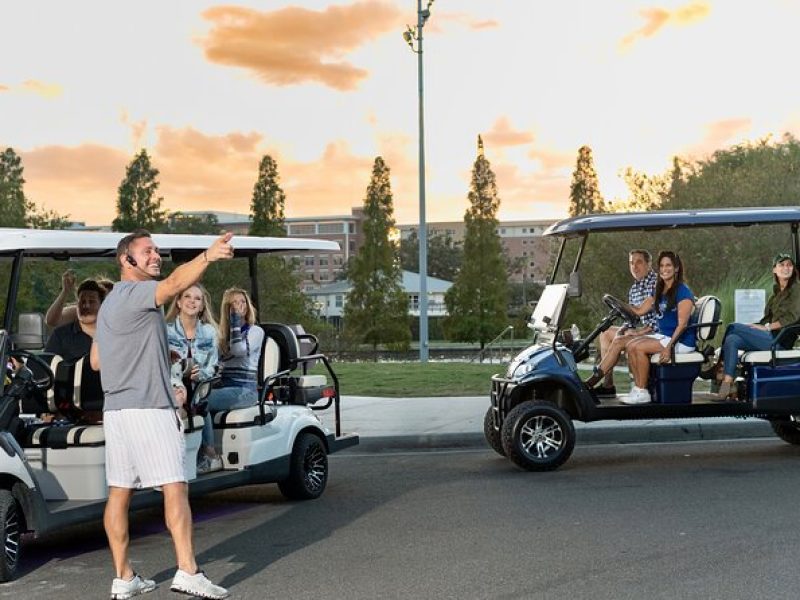 Guided Tampa Sightseeing Tour in a Deluxe Street Legal Golf Cart