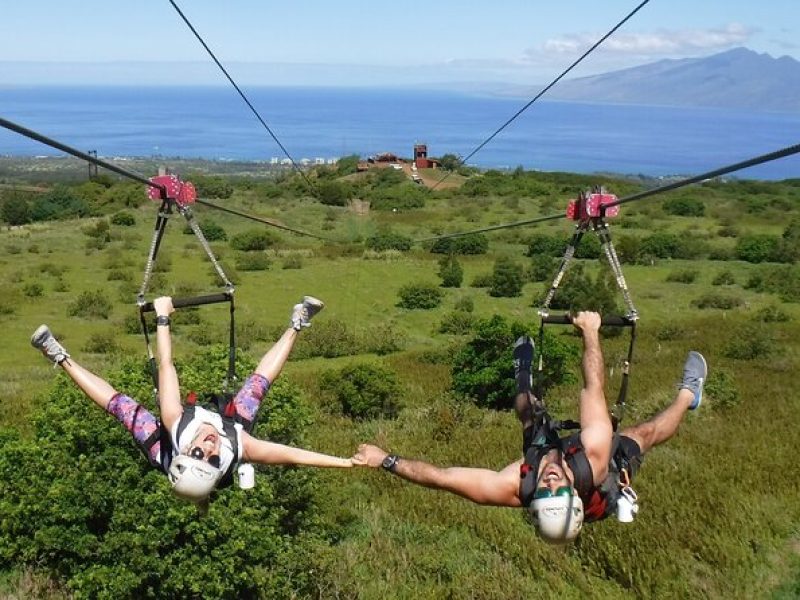 6 Dual-Zipline Mountain Adventure in Maui