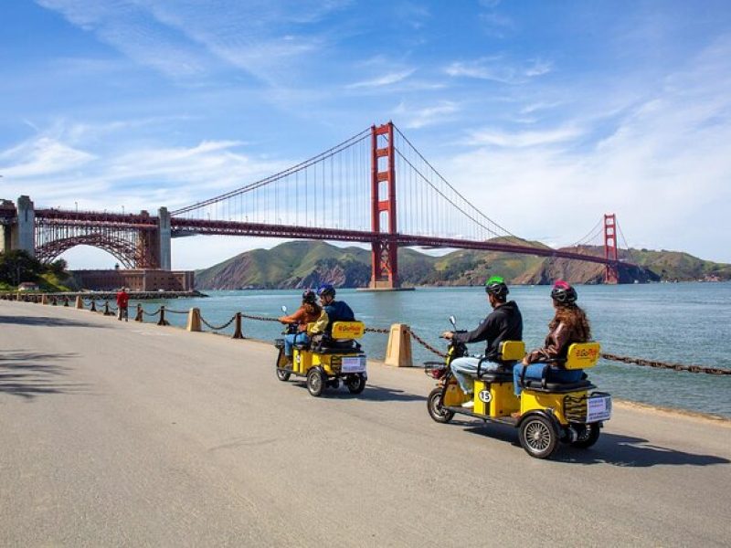 Wharf to Golden Gate Bridge – GoRide Electric Scooter Rentals