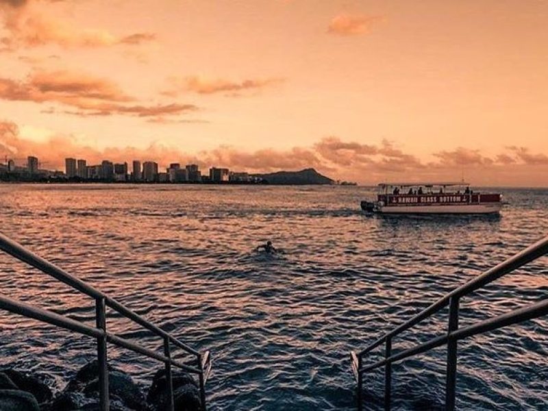 Sunset Glass Bottom Boat Cruise