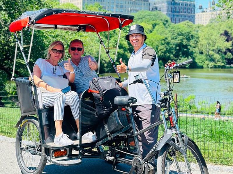 Private 2 Hour Central Park Pedicab Tour with Guide