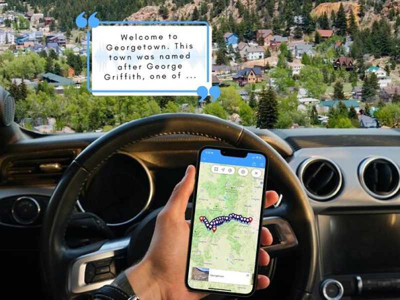 Smartphone Driving Tour b/w Breckenridge & Denver