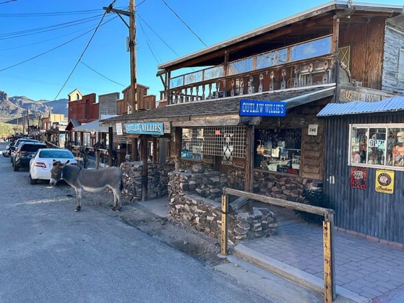 Oatman Mining Camp, Burros, Museums, Scenic RT 66 from Las Vegas