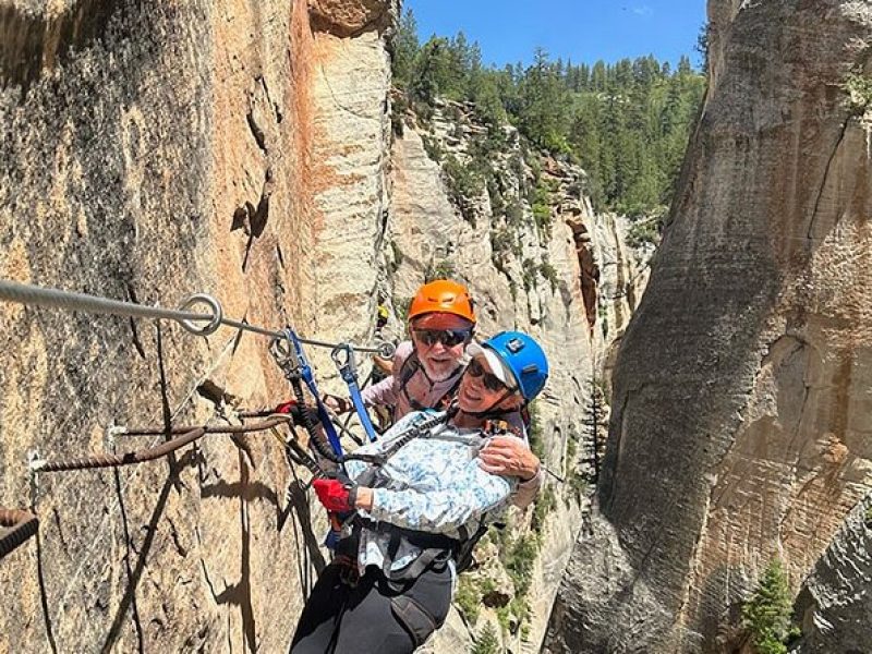 Shorty Town’ Via Ferrata near Zion National Park