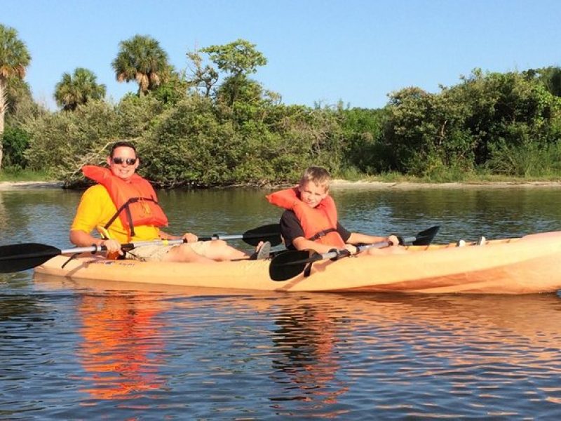 One Tandem Kayak Rental for 2 hours with Manatee & Dolphin sightings!