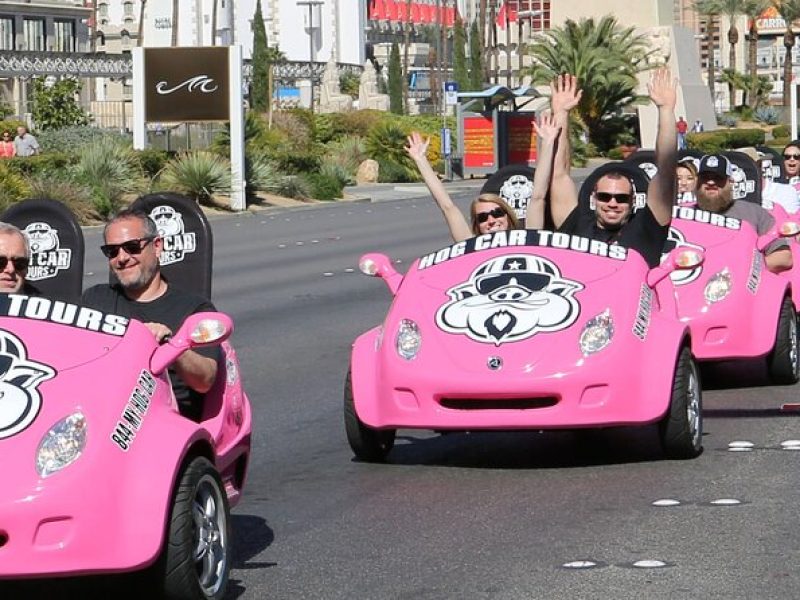 Las Vegas Strip and Downtown Scooter with Souvenir T-shirt & Food Tour