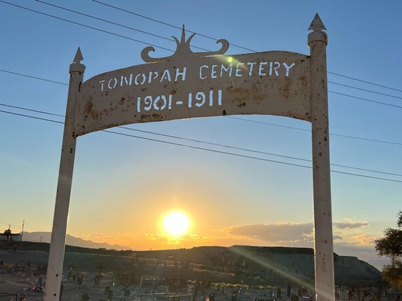 Ghosts of Tonopah Haunted History GPS/APP Smartphone guided Walking Tour outside