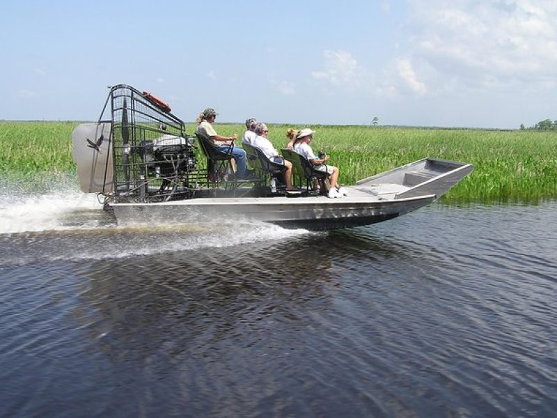 Small-Group Bayou Airboat Ride with Transport from New Orleans