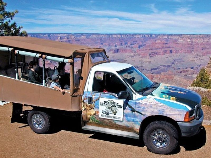 3 Hour Off-Road Sunset Safari to Grand Canyon with Entrance Gate Detour