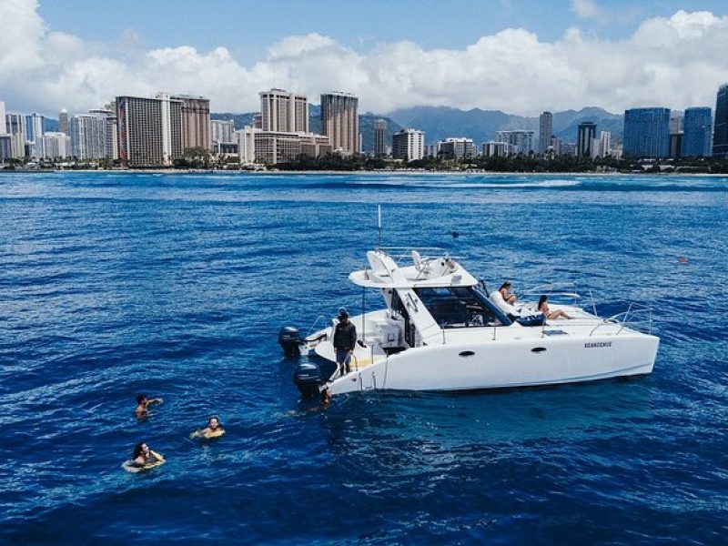 Private Sunrise Catamaran Cruise in Waikiki