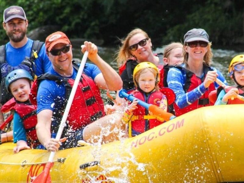 Lower Pigeon River Whitewater Rafting above Ages 3