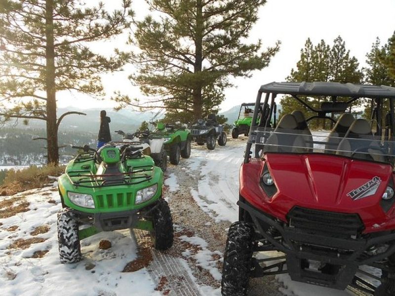 ATV OR Snow Mobile & Snowshoe Winter Adventures from Reno