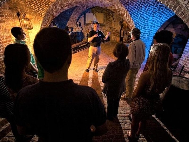 Charleston Ghost & Dungeon Night-Time Walking Tour with Entry to Provost Dungeon