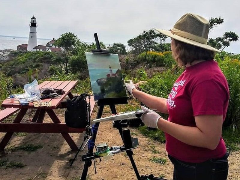 Paint Outdoors in Portland, Maine