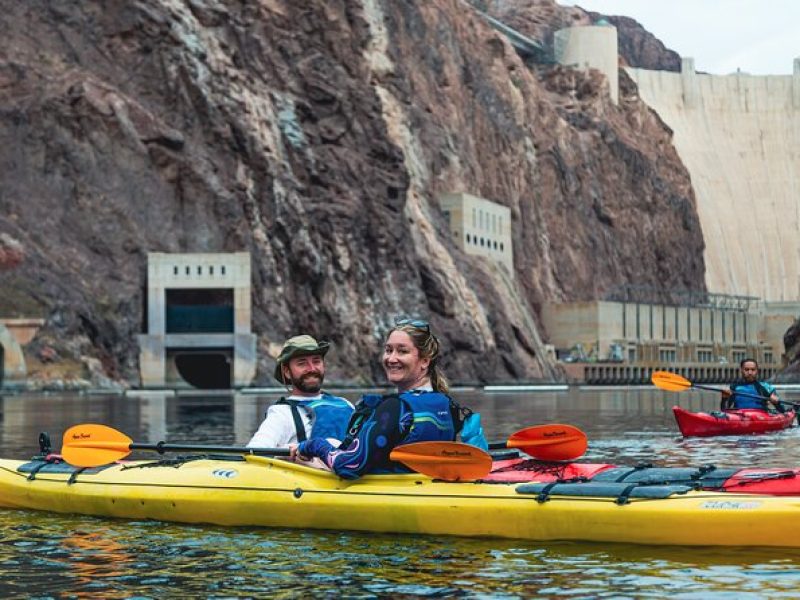 Kayak Hoover Dam with Hot Springs in Las Vegas