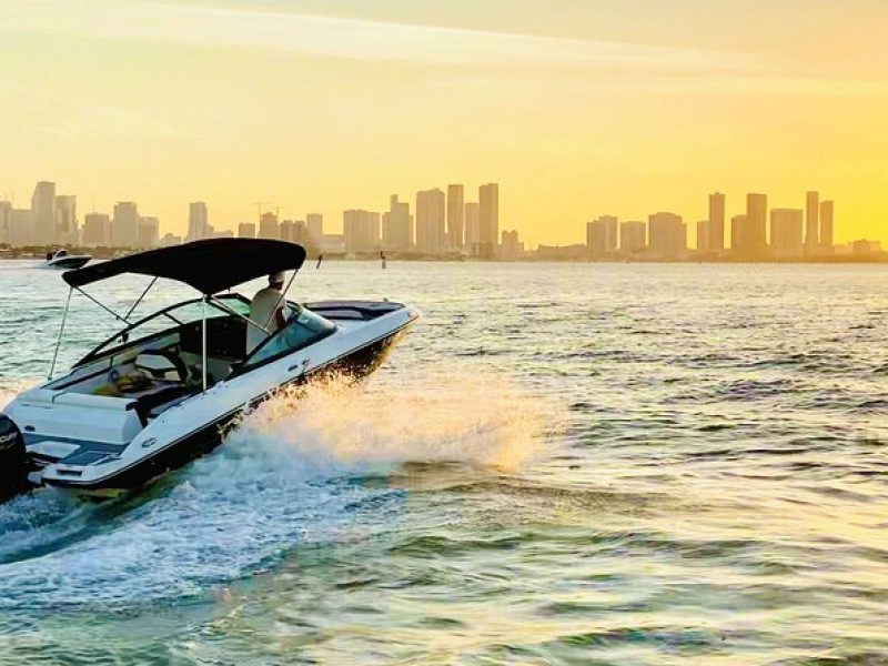 Miami: Private Boat Rental with Captain, Sandbars, and More