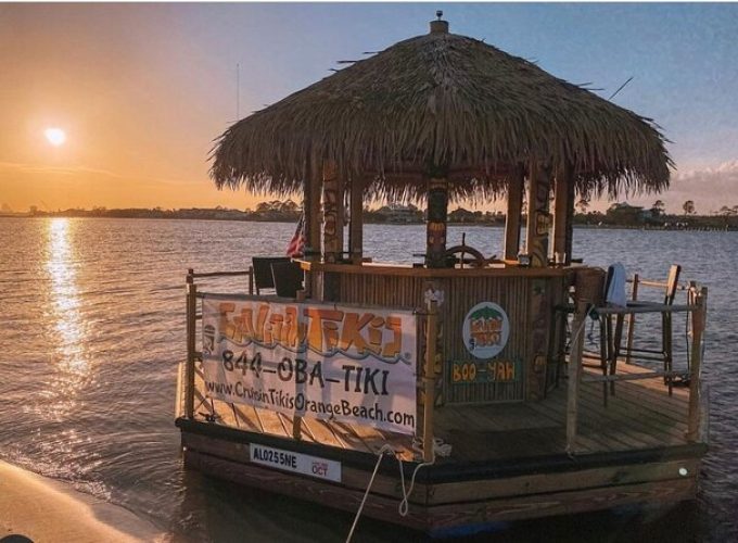 Orange Beach 90-Minute Sunset Cruise on a Tiki Bar