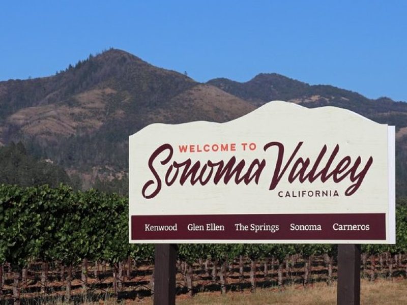 6-Hours Customized Private SONOMA Valley Wine Tour From San Francisco Bay Area