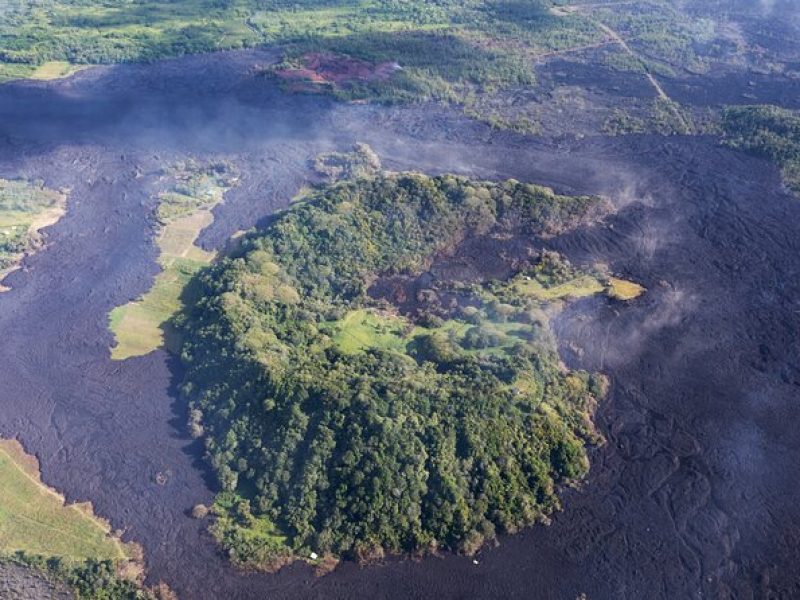 Lava Field and Rainforest Helicopter Tour