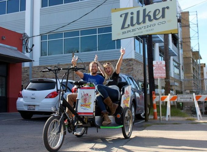 Private Austin Brewery Tour by Pedicab with All-Inclusive Beer Flight Option