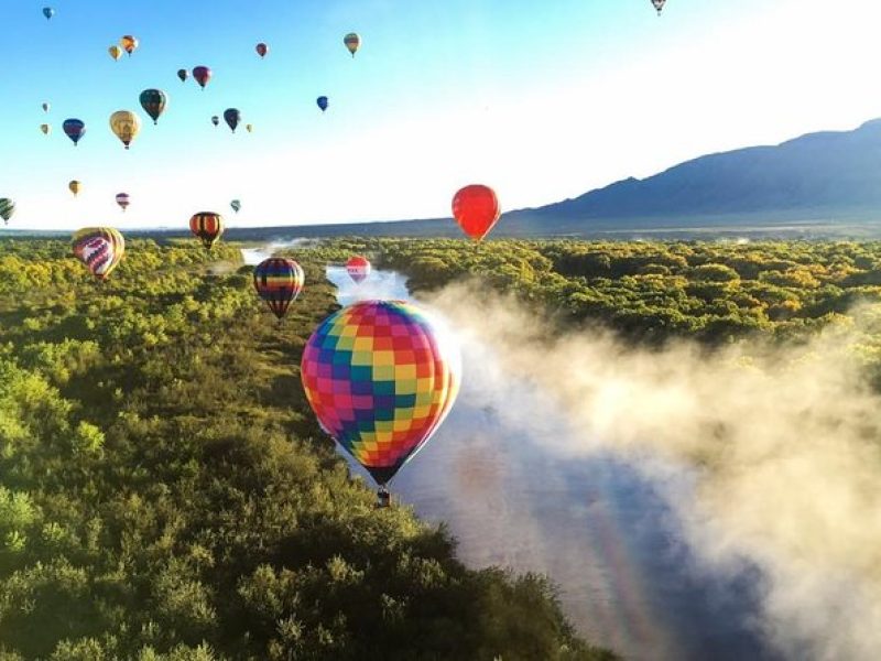 Albuquerque Hot Air Balloon Rides at Sunrise