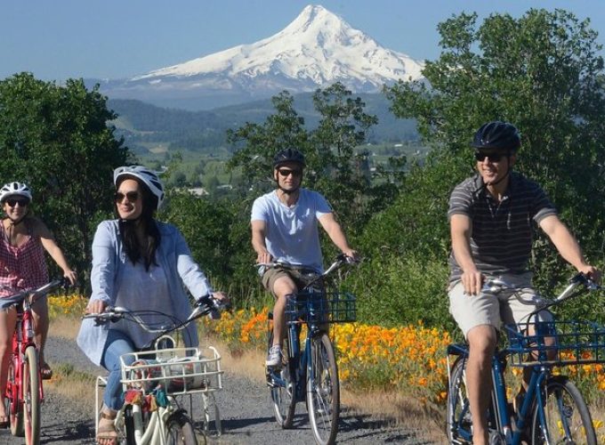 E-bike in Oregon’s Columbia River Gorges