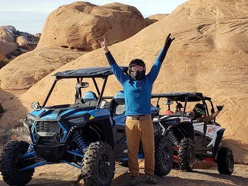 Thrilling Guided You-Drive Hells Revenge UTV Tour In Moab UT