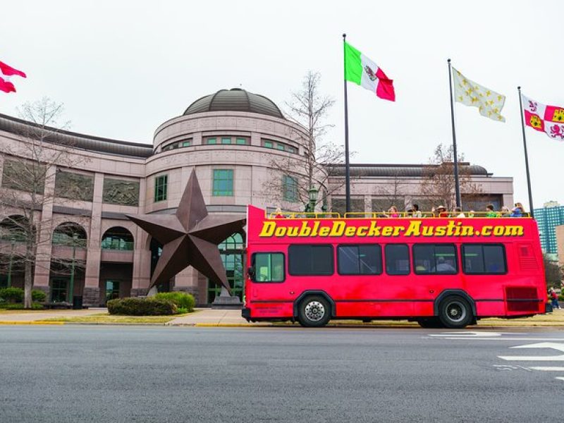 Full-Day Double Decker Austin Hop On Hop Off Sightseeing Tour