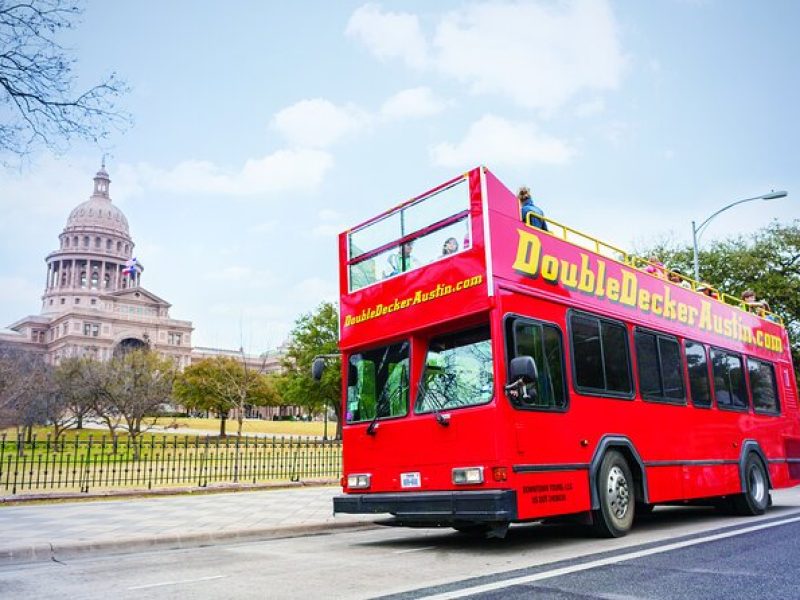 Double Decker Austin Single Loop Sightseeing Tour