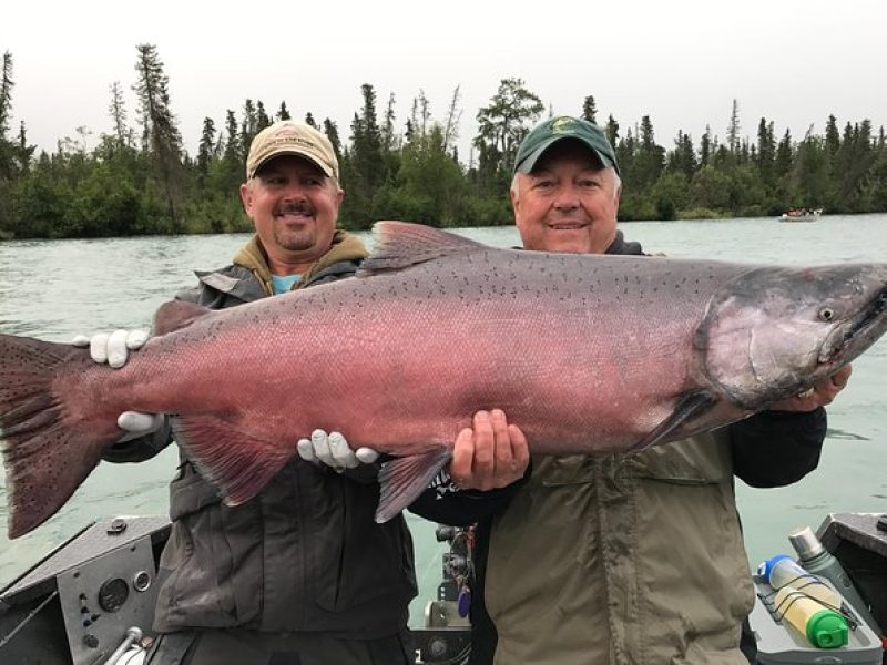 Full day Alaska Salmon Fishing on the Kenai Peninsula