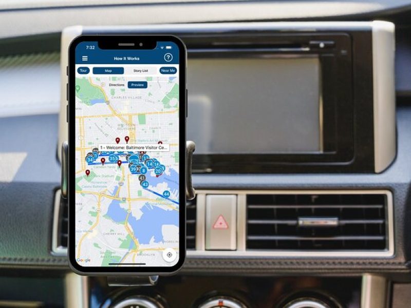 Historical Baltimore Self-Driving Sightseeing Audio Tour