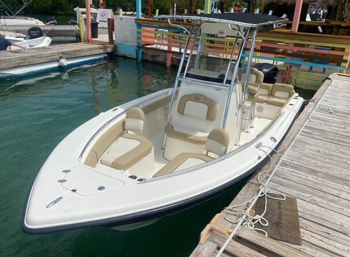 Key West Center Console Boat Rental With Sound and Seat Upgrade