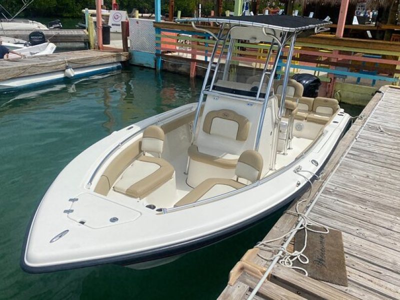 Key West Center Console Boat Rental With Sound and Seat Upgrade