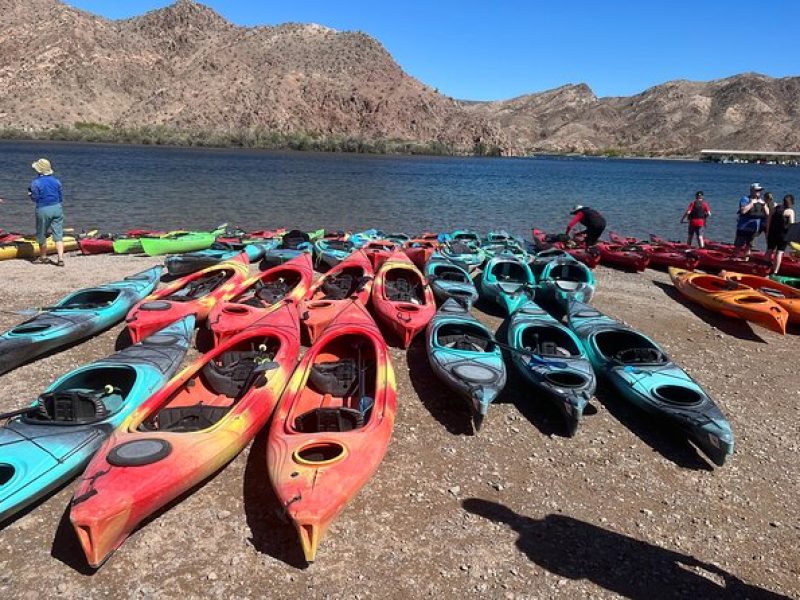 Kayak Self-Guided Colorado River Rentals 3.5 hours 11:00-2:30pm