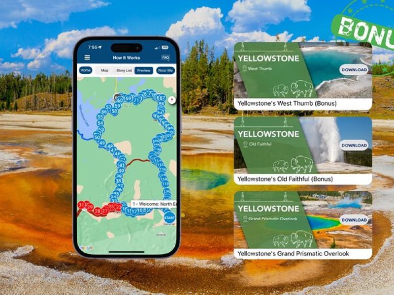 Yellowstone National Park Self-Guided Driving Audio Tour