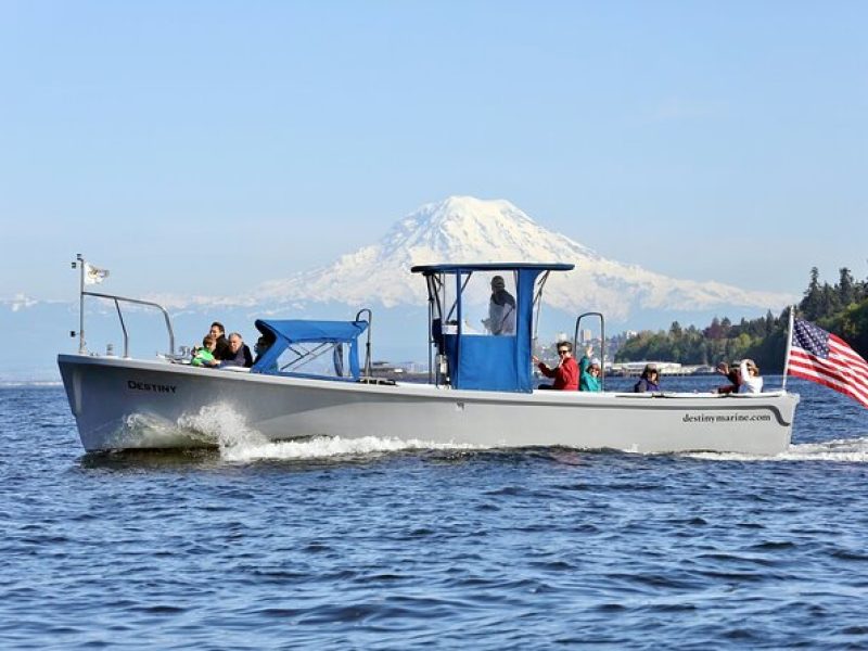 2 Hour Guided Boat Tour in Gig Harbor and Narrows Bridges