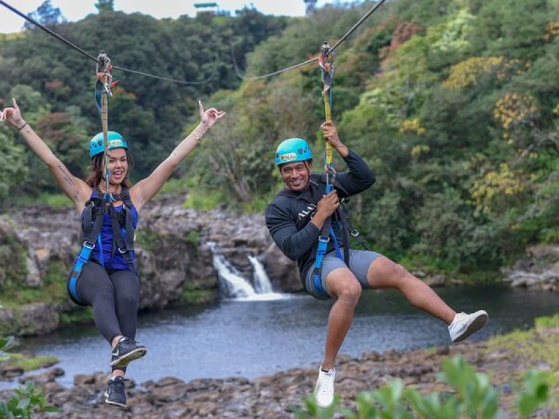 Umauma Falls 4-Line Zipline Experience