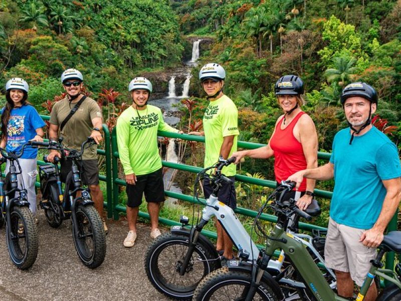 Umauma Falls eBike Tour in Hakalau