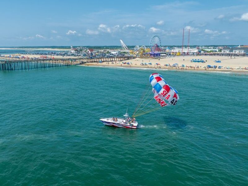 75-Minute Ocean Parasailing Adventure Above Ocean City, MD