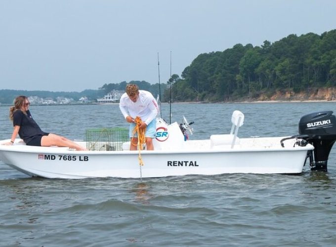 4-Hour Fishing Skiff Boat Rental in Dewey Beach