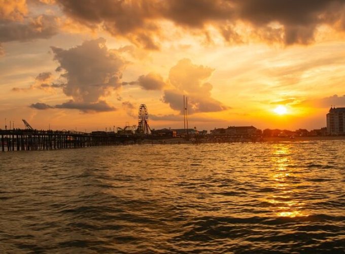 Sea Rocket Sunrise Cruise Overlooking Ocean City, MD