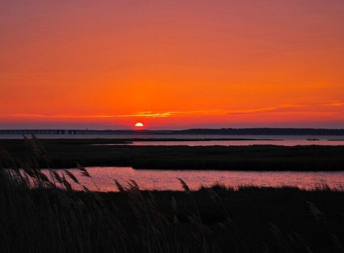 2-Hour Sunset Pontoon Boat Rental in Dewey Beach